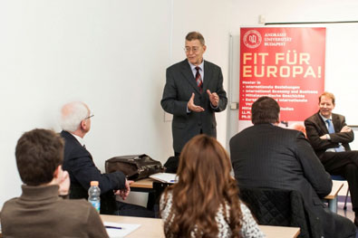 Rektor der AUB, Prof. Dr. András Masát