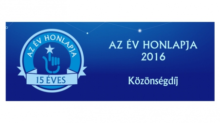 Az év honlapja - Homepage des Jahres 2016