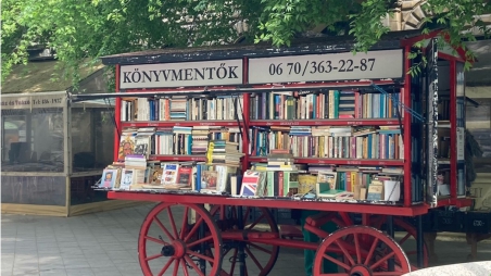Uniblog: Bücherkutschen in Budapest