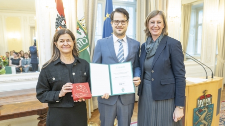 Verleihung des Erzherzog-Johann-Forschungspreises des Landes Steiermark an AUB-Oberassistent MMag. Dr. Markus Roschitz