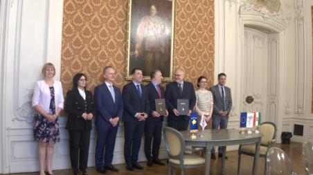 Universität Pristina am 5. Juni 2025 zu Besuch an der Andrássy Universität Budapest